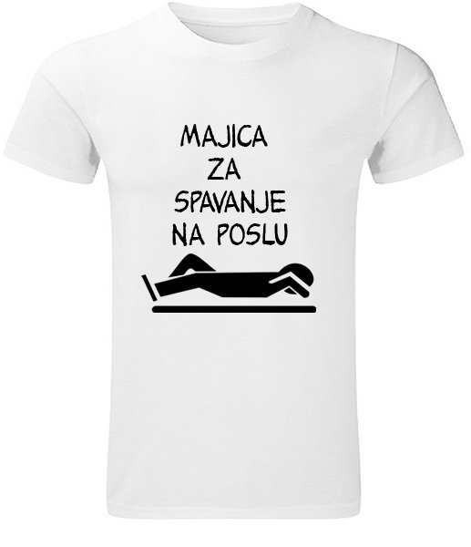 Majice sa stampom natpisom slikom/Za decka/majica za spavanje na poslu.jpg
